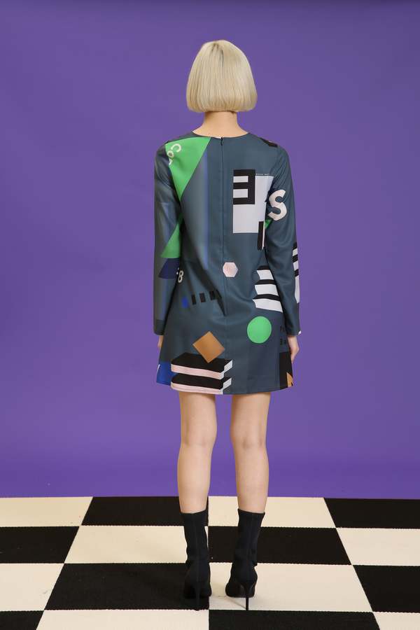 MATTER MATTERS mini dress - Mokita Grey MATTER MATTERS mini dress - Mokita Grey