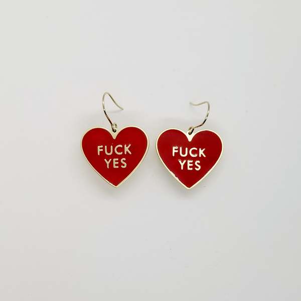 MATTER MATTERS Fuck Yes Reversible Necklace - Red MATTER MATTERS Fuck Yes Reversible Necklace - Red