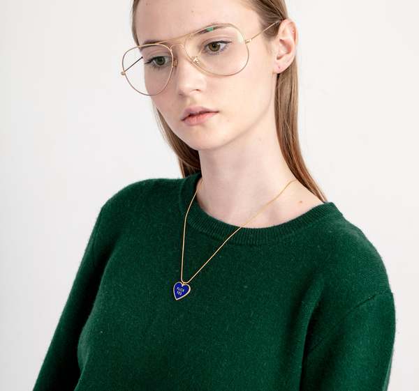 MATTER MATTERS Fuck Yes Reversible Necklace - Navy MATTER MATTERS Fuck Yes Reversible Necklace - Navy