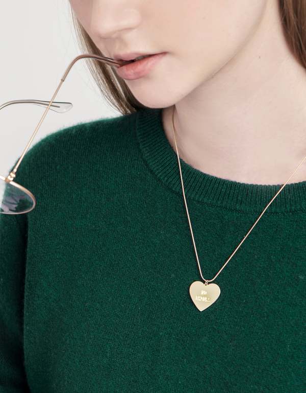 MATTER MATTERS Fuck Yes Reversible Necklace - Navy MATTER MATTERS Fuck Yes Reversible Necklace - Navy