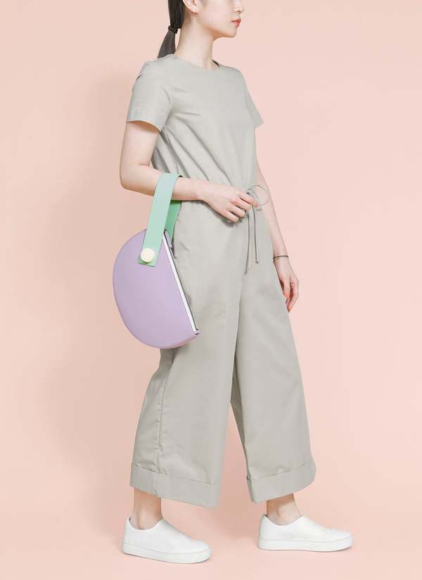 Matter Matters Half Moon Clutch - LILAC/MINT Matter Matters Half Moon Clutch - LILAC/MINT