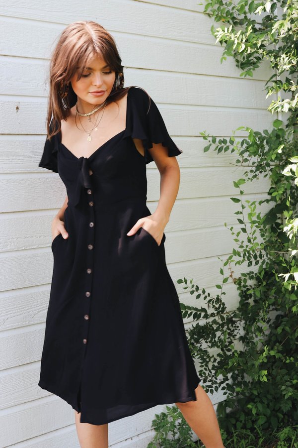 ASTR the Label Rachelle Dress - Black ASTR the Label Rachelle Dress - Black
