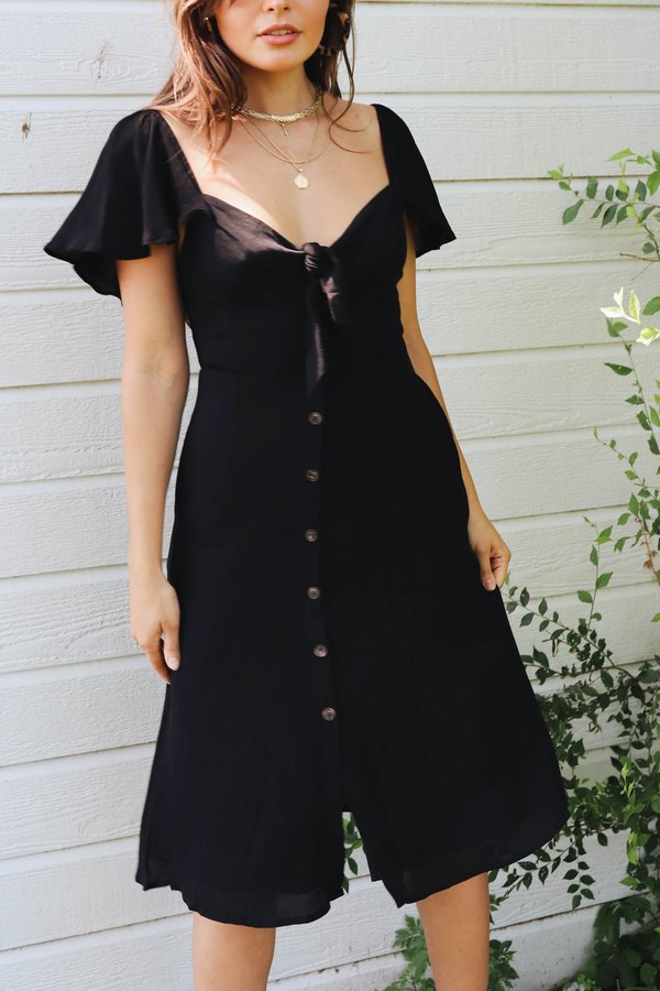 ASTR the Label Rachelle Dress - Black ASTR the Label Rachelle Dress - Black