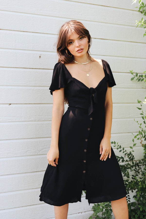 ASTR the Label Rachelle Dress - Black ASTR the Label Rachelle Dress - Black
