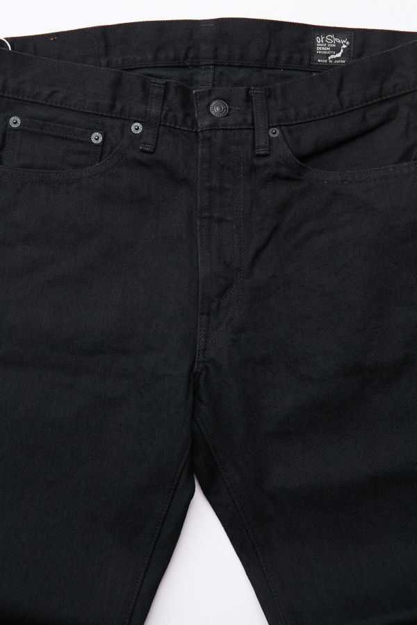 orSlow 107 Ivy Fit Slim Jean - Black