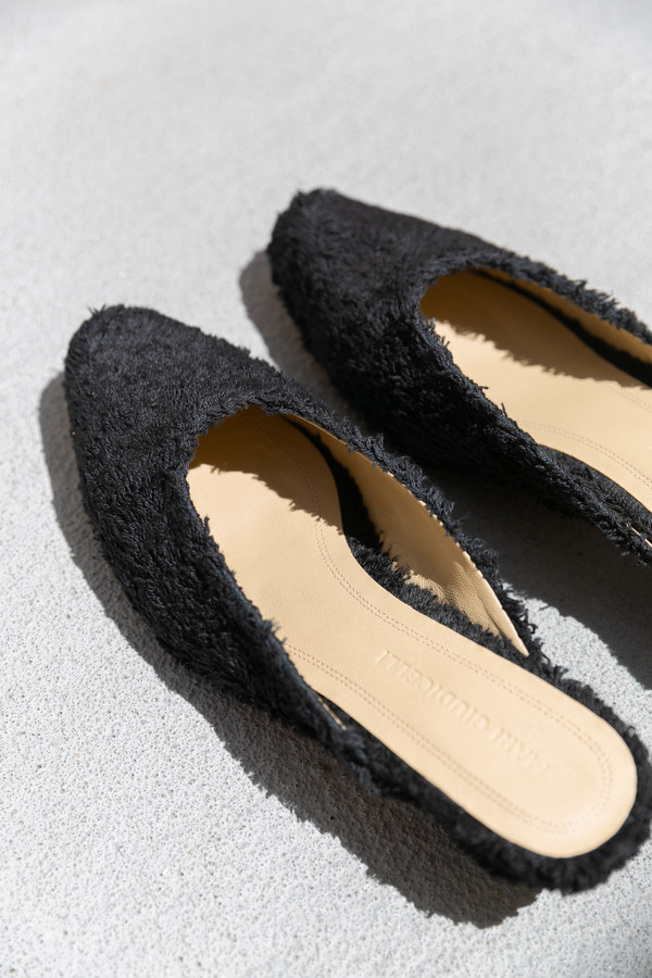 MARI GIUDICELLI IRENE MULE - BLACK MARI GIUDICELLI IRENE MULE - BLACK