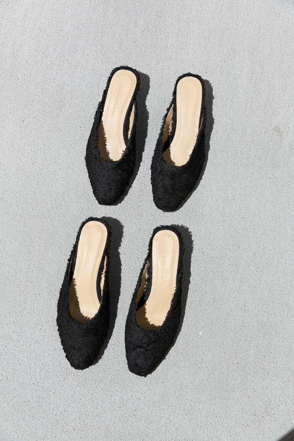 MARI GIUDICELLI IRENE MULE - BLACK MARI GIUDICELLI IRENE MULE - BLACK