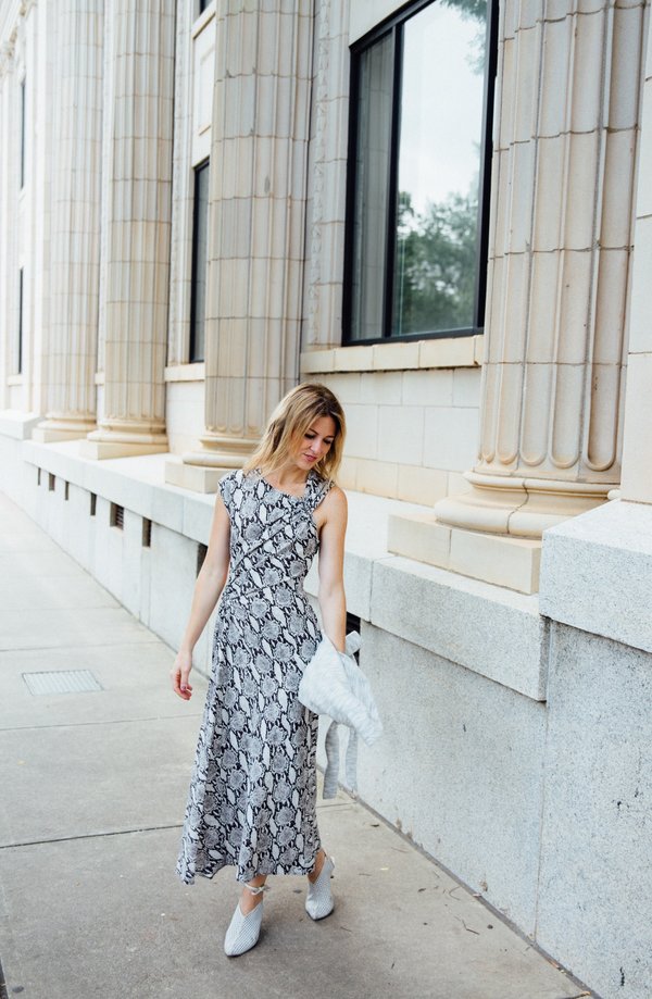 alc black and white dress A.L.C Womens Black/White Stripe Dress
