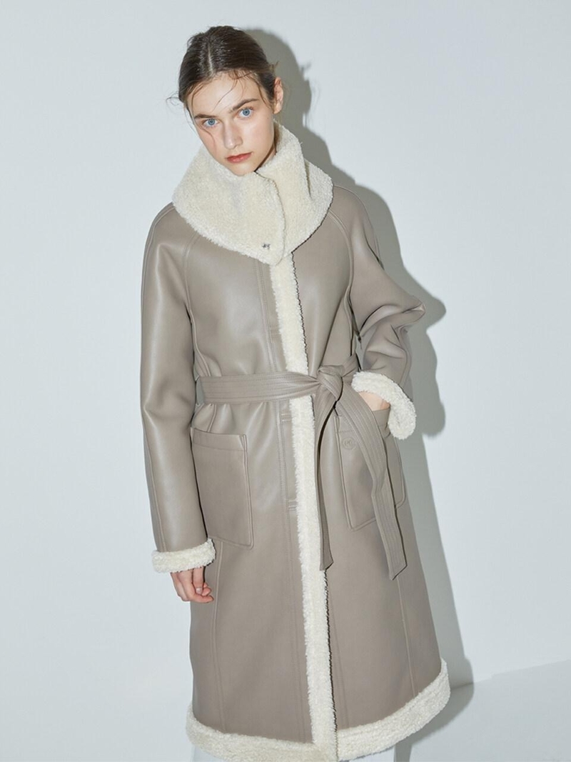 ジャケット・アウター CoiWIRROW / Banboo linen  over coat FRONTROW X RECTO.Reversible Eco Shearing Coat | Garmentory