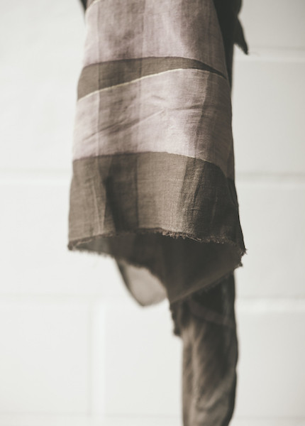 Block Shop Textiles - Bengal Violet Scarf Block Shop Textiles - Bengal Violet Scarf