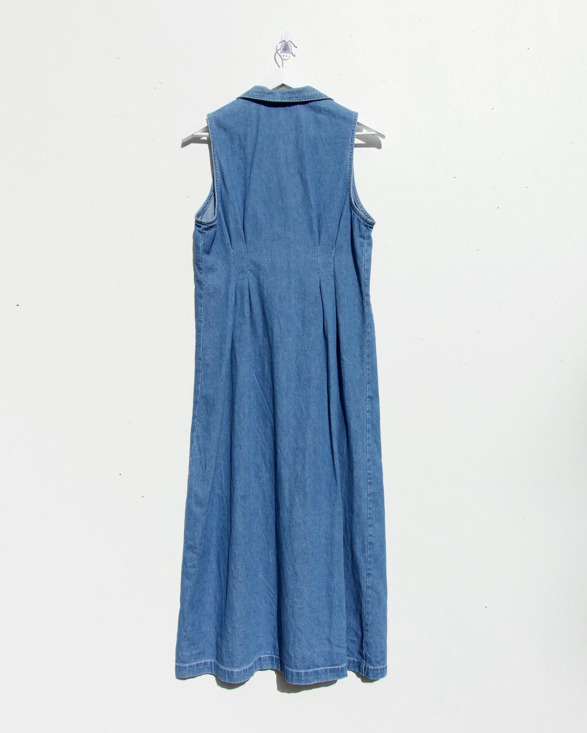 Vintage P&D Denim Maxi Dress - Blue | Garmentory