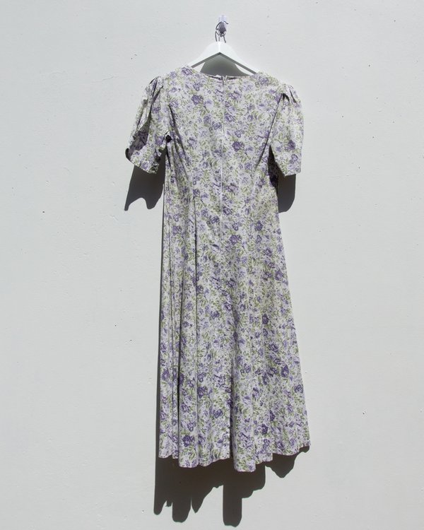 chinese dress ladies Laura Ashley Silk Maxi Dress (M-L)