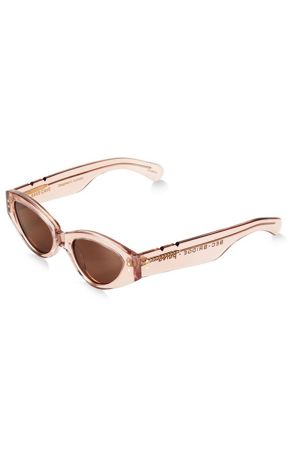 Bec + Bridge x Pared Petite Amour  Pink/Gold translucent sunglasses Pared x Bec & Bridge | Petite Amour | Caramel Sunglasses  main image 3