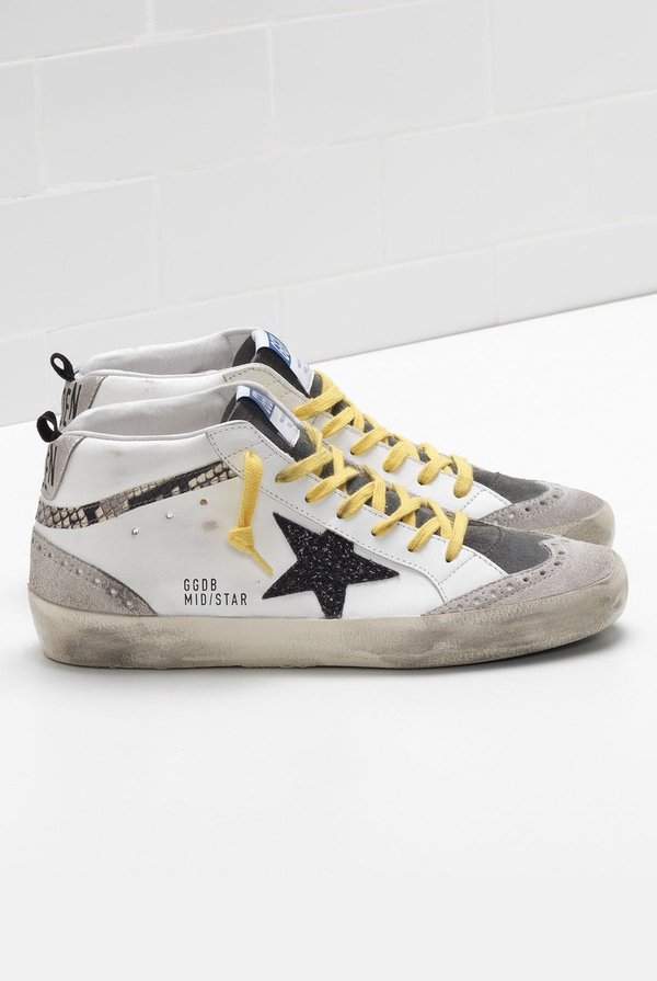 golden goose black mid star