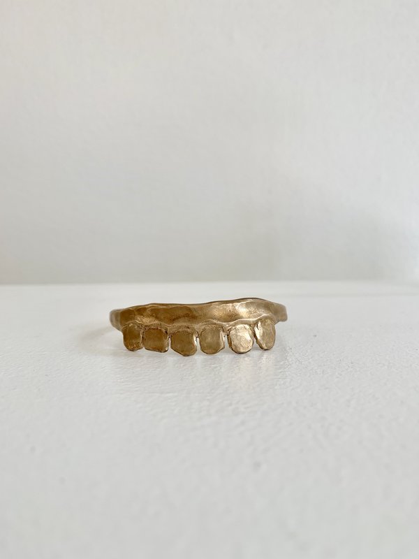 Yu Yu Shiratori top jaw bracelet - brass Yu Yu Shiratori top jaw bracelet - brass