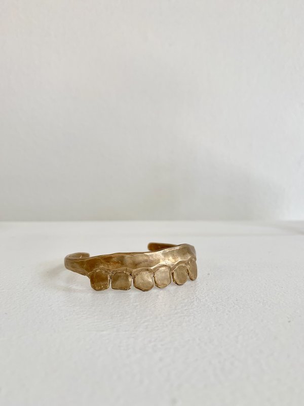 Yu Yu Shiratori top jaw bracelet - brass Yu Yu Shiratori top jaw bracelet - brass