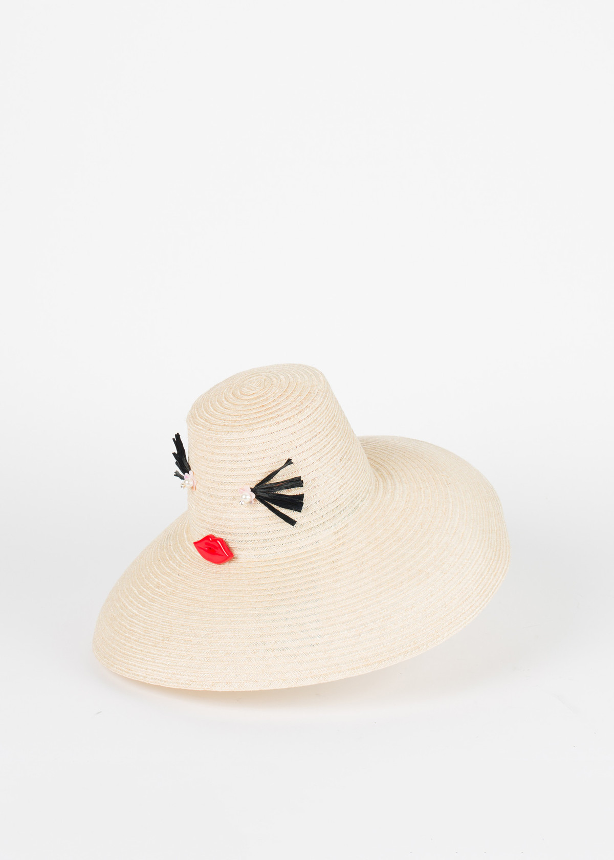 Yestadt millinery hat Yestadt Millinery Beaded Sun Hat - Neutrals Hats  main image 2