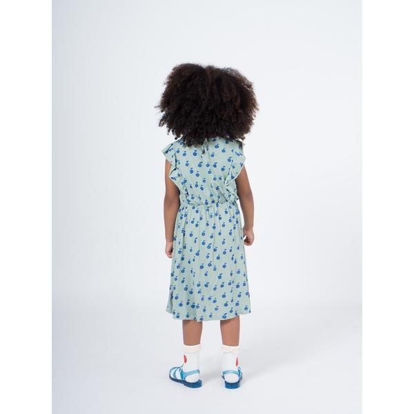 kids bobo choses apples dress - light green kids bobo choses apples dress - light green