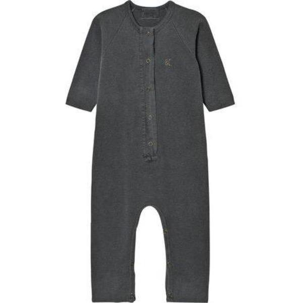 kids bobo choses fleece jumpsuit fish - vintage grey kids bobo choses fleece jumpsuit fish - vintage grey