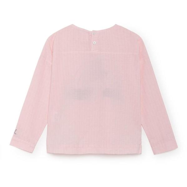 kids bobo choses rainbow round neck shirt - pink kids bobo choses rainbow round neck shirt - pink