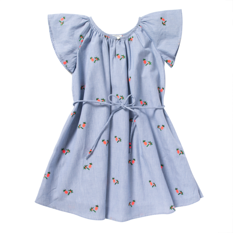 kids bonheur du jour holi dress blue/white Garmentory