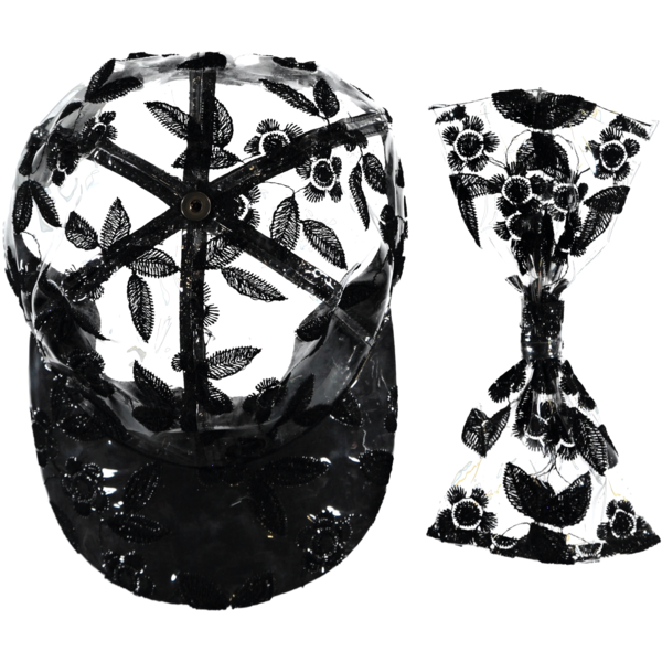Kids Caroline Bosmans Cap - Transparent Black Kids Caroline Bosmans Cap - Transparent Black