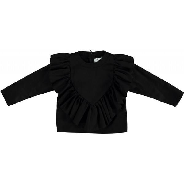 kids caroline bosmans face the future blouse - black kids caroline bosmans face the future blouse - black