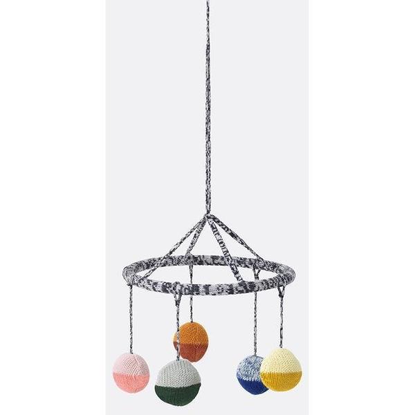 Kids Ferm Living Ball Knitted Hanging Mobile Kids Ferm Living Ball Knitted Hanging Mobile