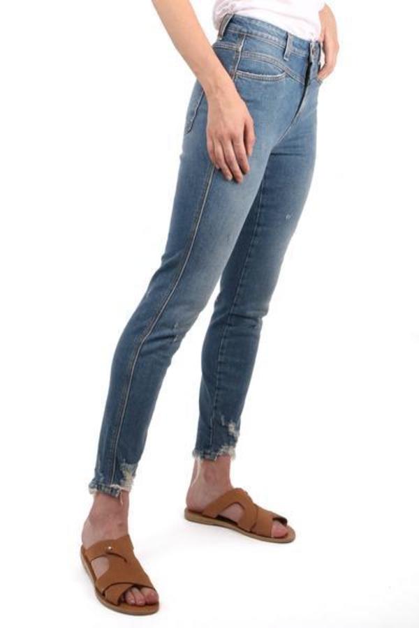SKINNY PUSHER Jeans Skinny Fit mid blue SKINNY PUSHER Jeans Skinny Fit mid blue
