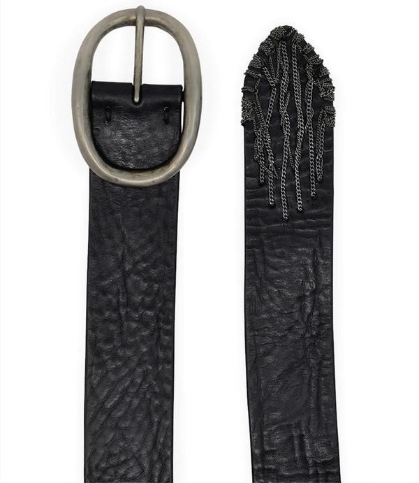 RICCARDO FORCONI M⁄4129 LEATHER BELT - BLACK Riccardo Forconi