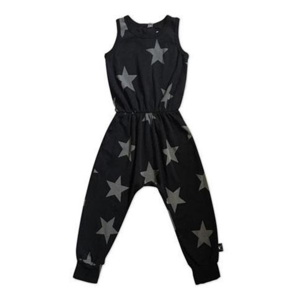 Kids Nununu Star Romper - Black Kids Nununu Star Romper - Black