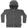 Kids Nununu Twofer Zip Hoodie - Charcoal - Thumbnail 1