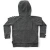 Kids Nununu Twofer Zip Hoodie - Charcoal - Thumbnail 2