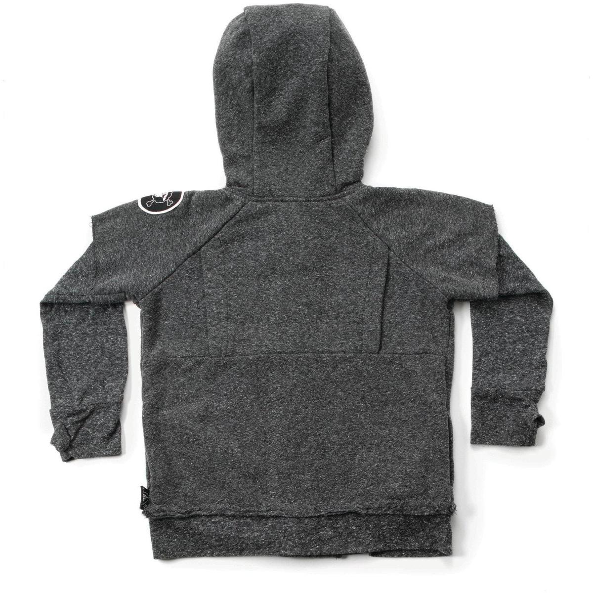 Kids Nununu Twofer Zip Hoodie - Charcoal - Image 2 of 2