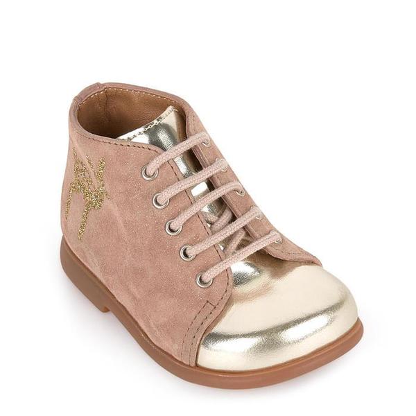 kids pom d'api nioupi fix derby - pink kids pom d'api nioupi fix derby - pink