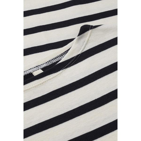 kids popupshop maritime short sleeve dress - white/navy stripe kids popupshop maritime short sleeve dress - white/navy stripe
