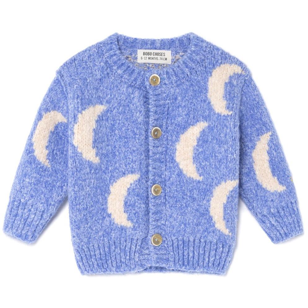 bobo choses moon jacquard cardigan