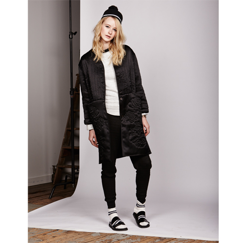 Nikki Chasin Quilted Grid Skinny Sweatpants Nikki Chasin Quilted Grid Skinny Sweatpants
