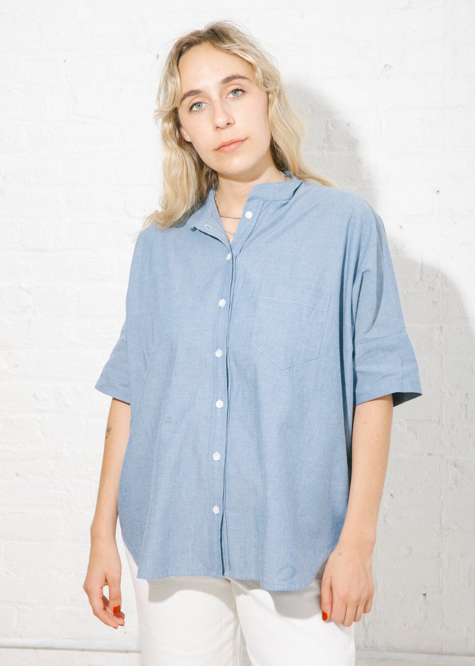 Oversized-Stand-Collar-Shirt-