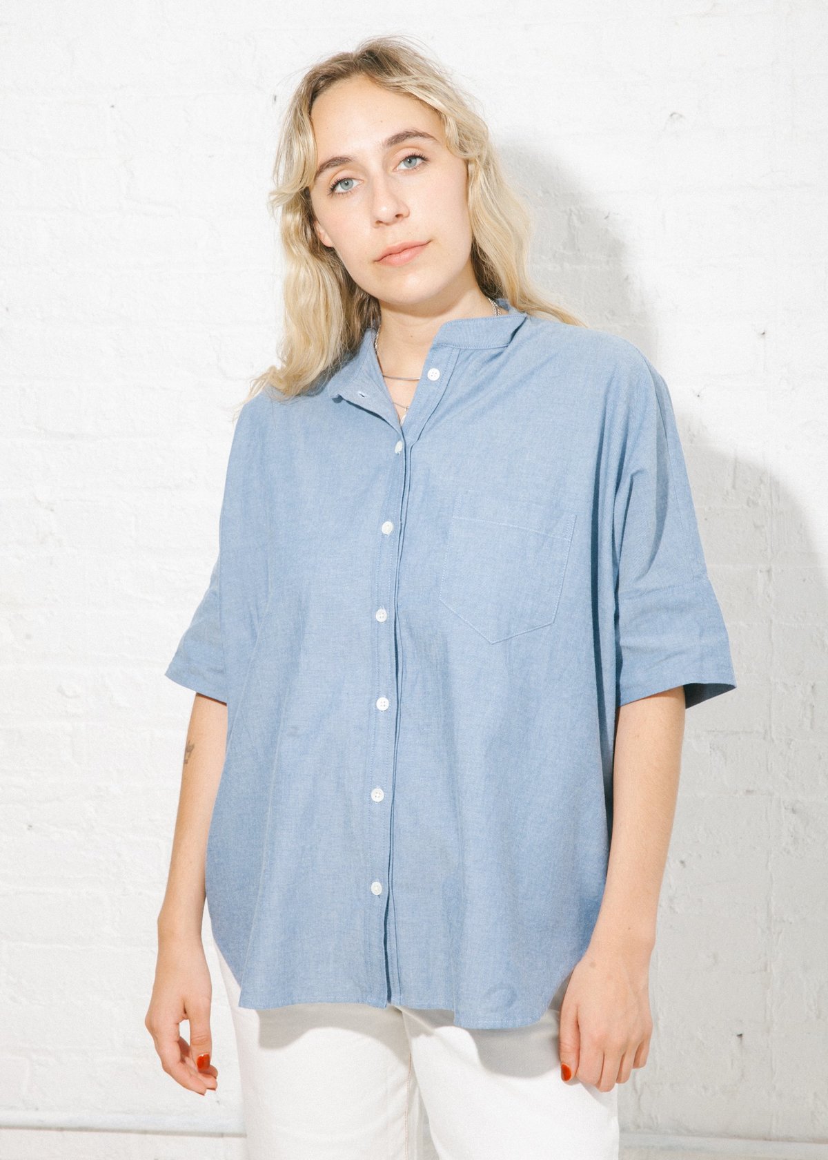 Oversized-Stand-Collar-Shirt-