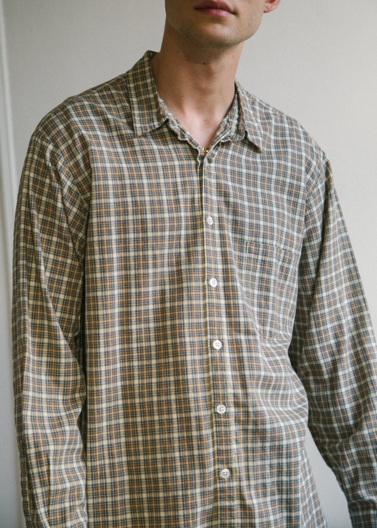 Reverse-Seam-Shirt-in-Beige-