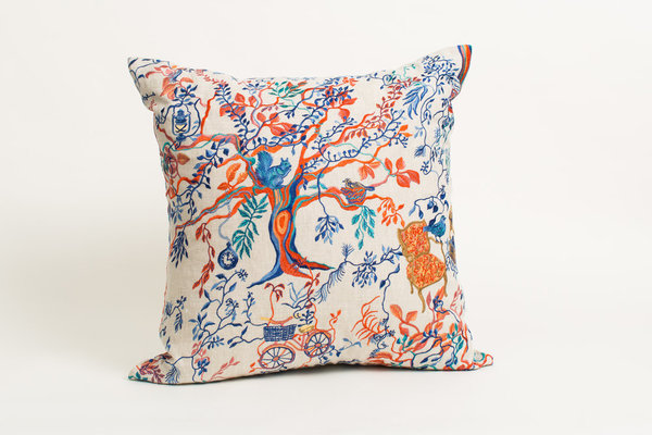 Olivia Wendel Wonderland Afternoon Linen Pillow Olivia Wendel Wonderland Afternoon Linen Pillow