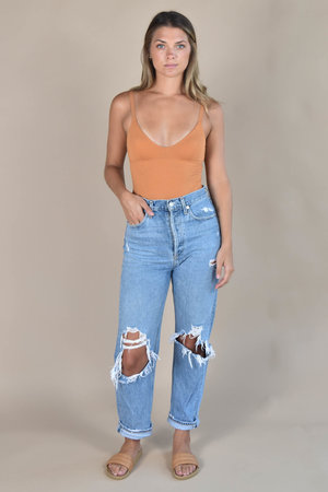 The Nude Label Basic Bodysuit - Pumpkin | Garmentory