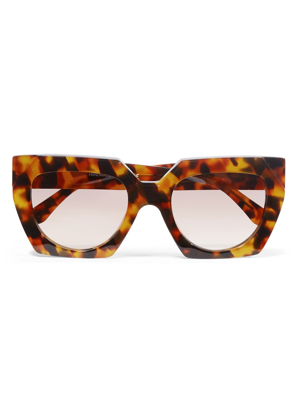 Ganni sunglasses in tortoise - includes original case GANNI Round-frame tortoiseshell acetate sunglasses main image 4