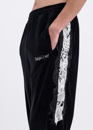 Doublet Lined Chaos Embroidery Track Pants - Black | Garmentory