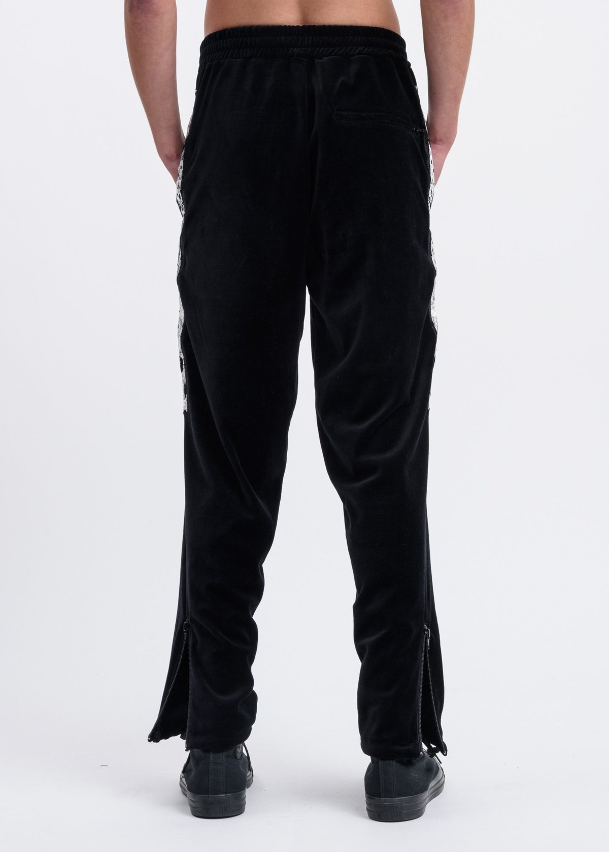 Doublet Lined Chaos Embroidery Track Pants - Black | Garmentory