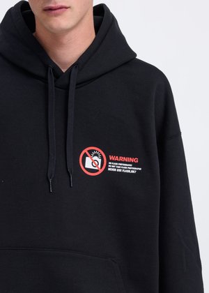 Doublet Polaroid Film Hoodie - Black | Garmentory