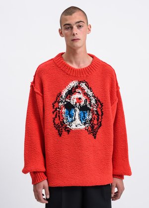 トップス CTHY HIGH-END OVERSIZE JACQUARD ART KNIT CTHY HIGH-END OVERSIZE JACQUARD ART KNIT - メルカリ
