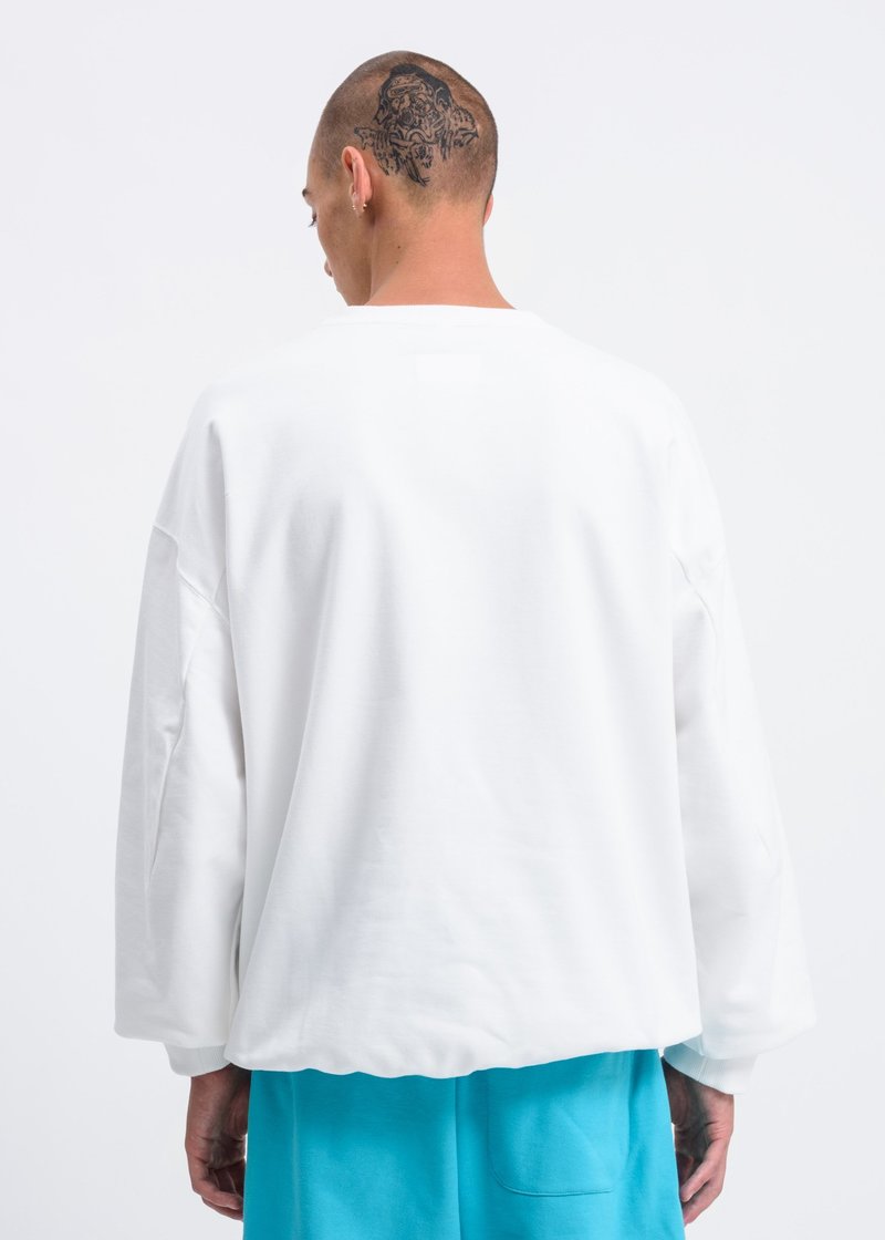 Doublet “Horror” Embroidery Sweatshirt - White | Garmentory 