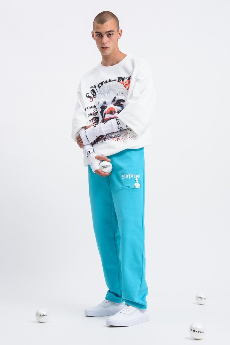 Doublet “Horror” Embroidery Sweatshirt - White | Garmentory 